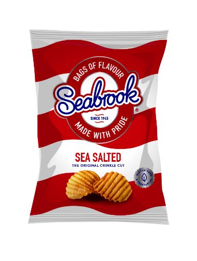 Picture of Seabrook Sea Salted Crisps Crinkle Cut 31.8g