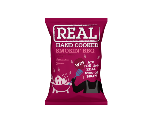 Picture of Real Crisps Smokin BBQ 35g