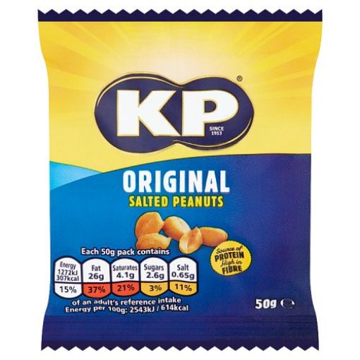 Picture of KP Snacks Salted Peanuts 50g