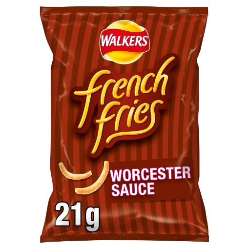 Picture of Walkers French Fries Worcester Sauce Snacks 21g