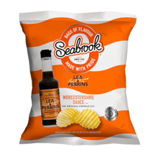 Picture of Seabrook Crisps Crinkle Cut - Lea & Perrins Worcestershire Sauce 31.8g
