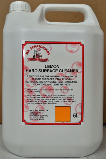 Picture of Mr Scratchings Hard Surface Cleaner Thick Lemon (1 x 5L)