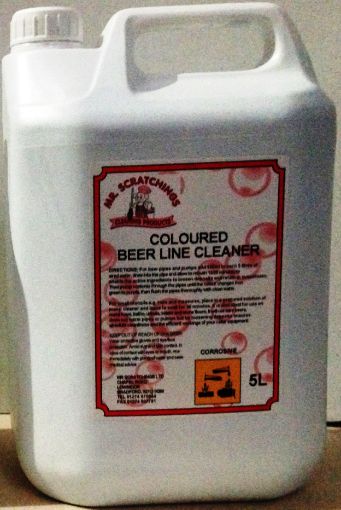 Picture of Mr Scratchings Beer Line Cleaner Coloured (1 x 5L)