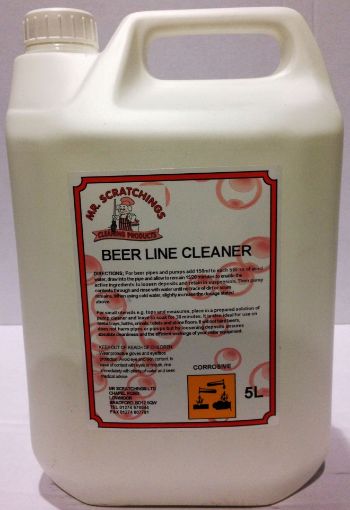 Picture of Mr Scratchings Beer Line Cleaner Clear (1 x 5L)