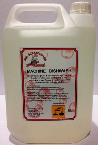 Picture of Mr Scratchings Machine Dish Wash Liquid (1 x 5L)