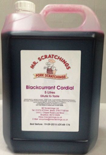Picture of Mr Scratchings Blackcurrent Cordial 5L