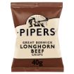 Picture of Pipers Great Barwick Longhorn Beef Crisps 40x40g