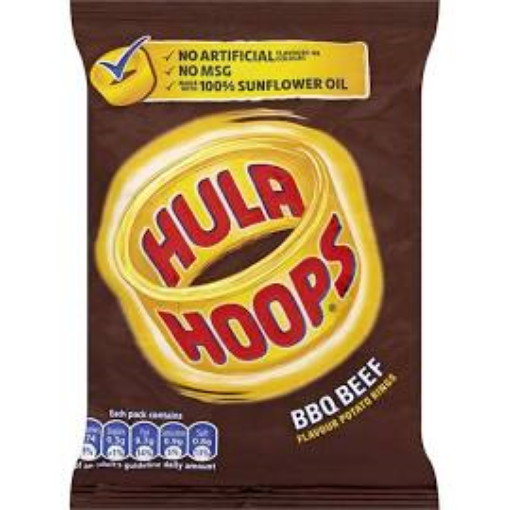 Picture of KP Snacks Hula Hoops BBQ 34g