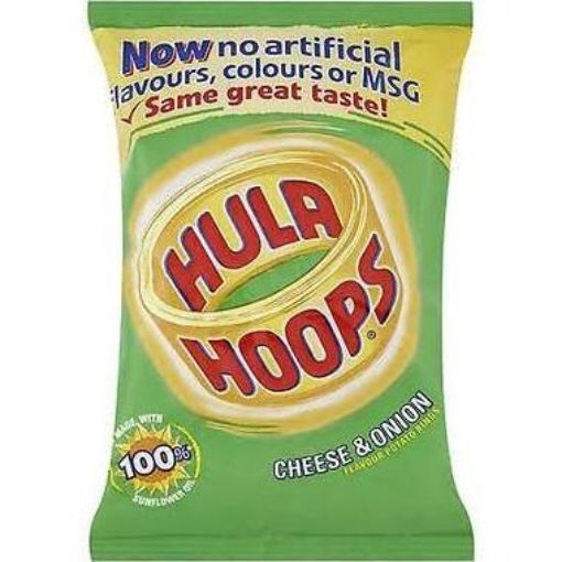 Picture of KP Snacks Hula Hoops Cheese & Onion 34g