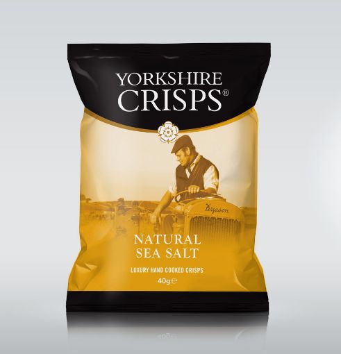 Picture of Yorkshire Crisps Natural Sea Salt 40g