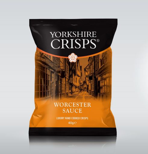 Picture of Yorkshire Crisps Worcester Sauce 40g