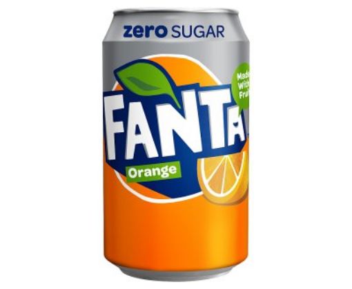 Picture of Fanta Orange Zero Can 330ml