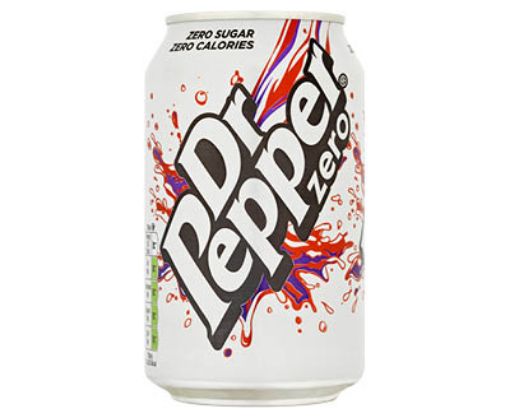 Picture of Dr Pepper Zero Cans 330ml
