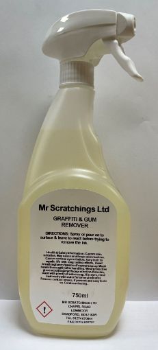 Picture of Mr Scratchings Gum and Graffiti Remover (1 x 750ml Trigger spray)