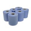 Picture of Centre Feed Rolls Blue Standard Embossed B 
